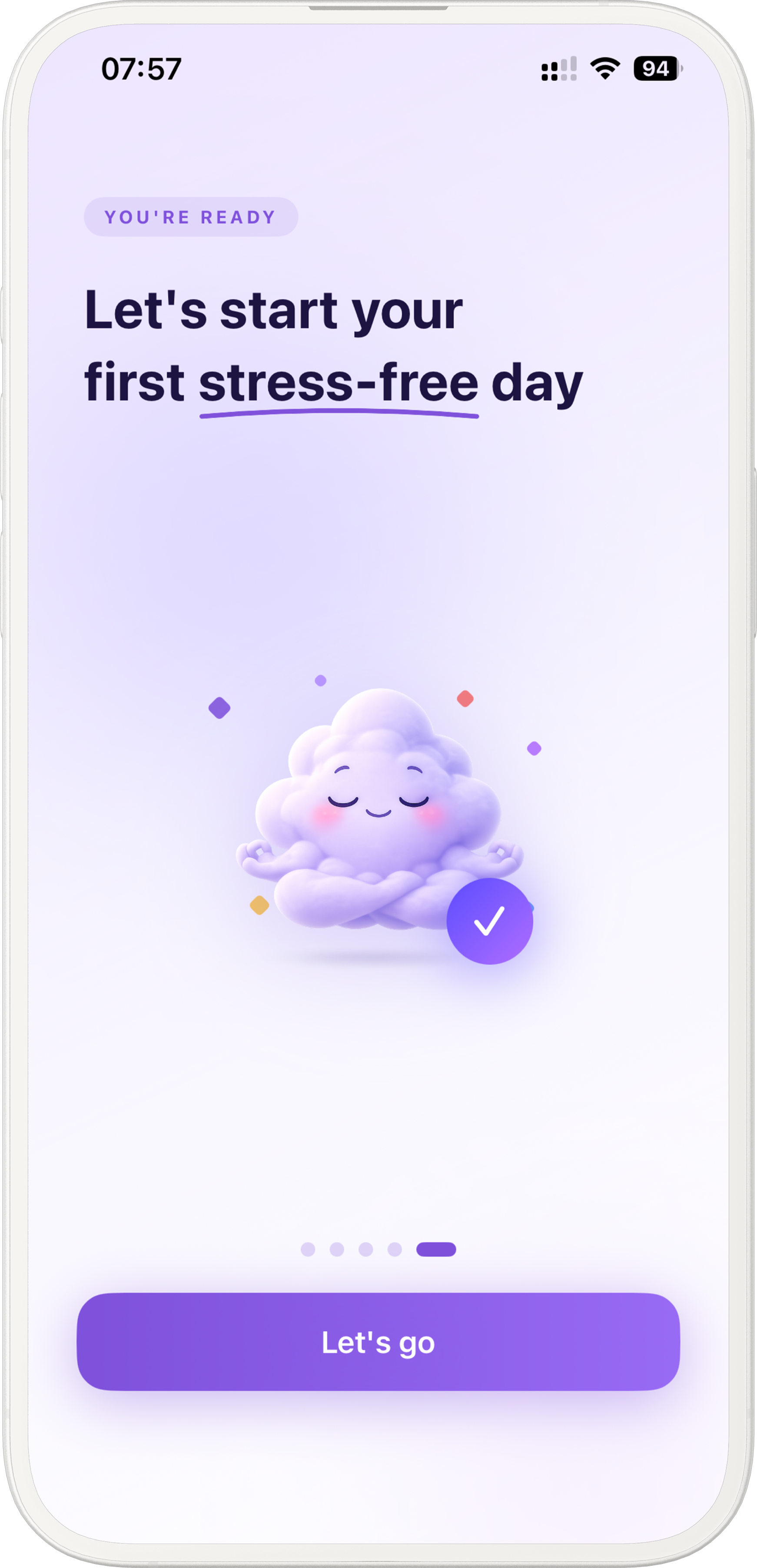 5done onboarding screen